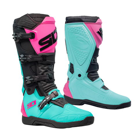 Sidi X-Power SC CE Mint Black Pink Motocross Boots