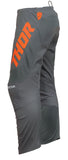 Thor Sector Youth Pant Checker Charcoal Orange