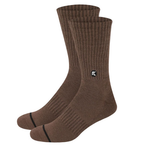 Kecks Crew Sock Walnut