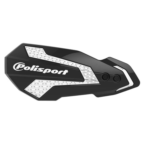 Polisport Black White MX Flow Handguards - Husqvarna