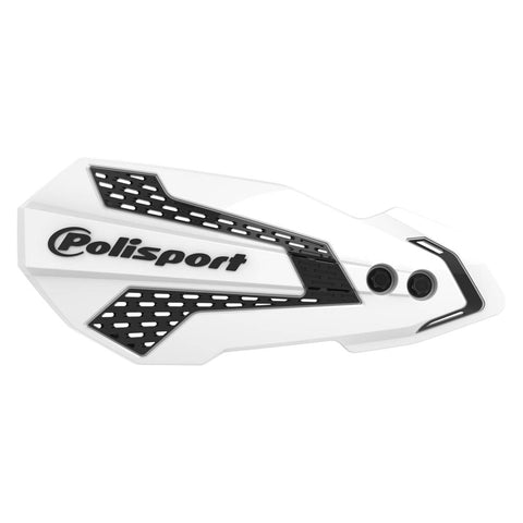 Polisport White Black MX Flow Handguards - GasGas