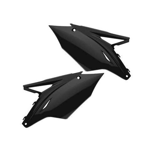 Polisport Kawasaki Plastic Side Panels Black