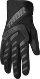 Thor Spectrum Black Motocross Gloves