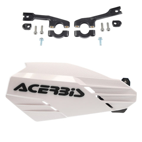 Acerbis Linear Handguards White Black
