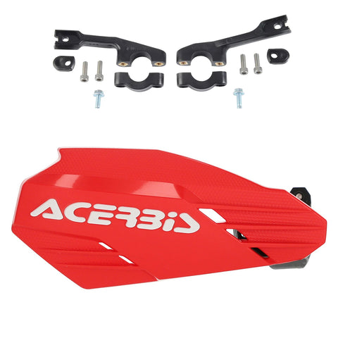 Acerbis Linear Handguards Red White