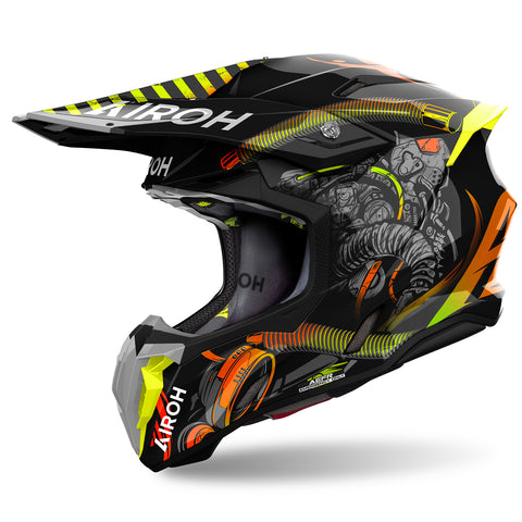Airoh Twist 3 Toxic Gloss Motocross Helmet