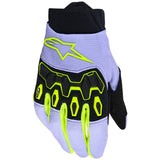 Alpinestars Youth and Kids Full Bore V2 Gloves Purple Yellow Fluo