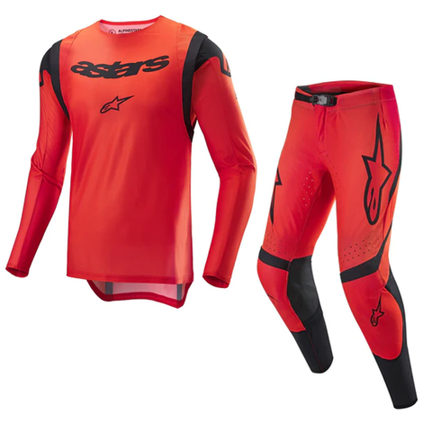 Alpinestars Supertech LE Ember Red Fluo Bright Red Black Combo