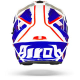 Airoh Commander Boost White Blue Adventure Helmet