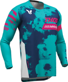 2026 Thor Launchmode Bleach Youth Jersey White Aqua