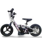 TCB 12" ELECTRIC KIDS BIKE - SILVER PINK