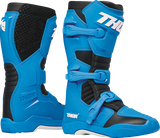 Thor Blitz XR Kids Youth Motocross Boots Blue Black