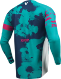 2026 Thor Launchmode Bleach Youth Jersey White Aqua