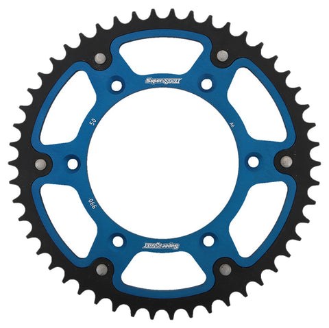 SuperSprox Rear Stealth Aluminium Sprocket Sherco - Blue