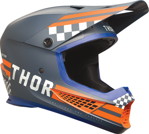 Thor Sector 2 Combat Midnight Orange Helmet