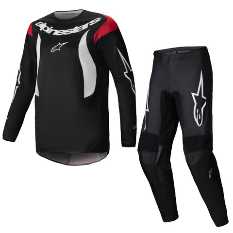 2025 Alpinestars Fluid Haul Motocross Kit Combo Black Red