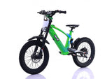 REVVI 18" ELECTRIC KIDS BIKE - GREEN