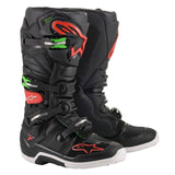 Alpinestars Tech 7 Motocross Boots Black Red Green