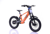 REVVI 18" ELECTRIC KIDS BIKE - ORANGE