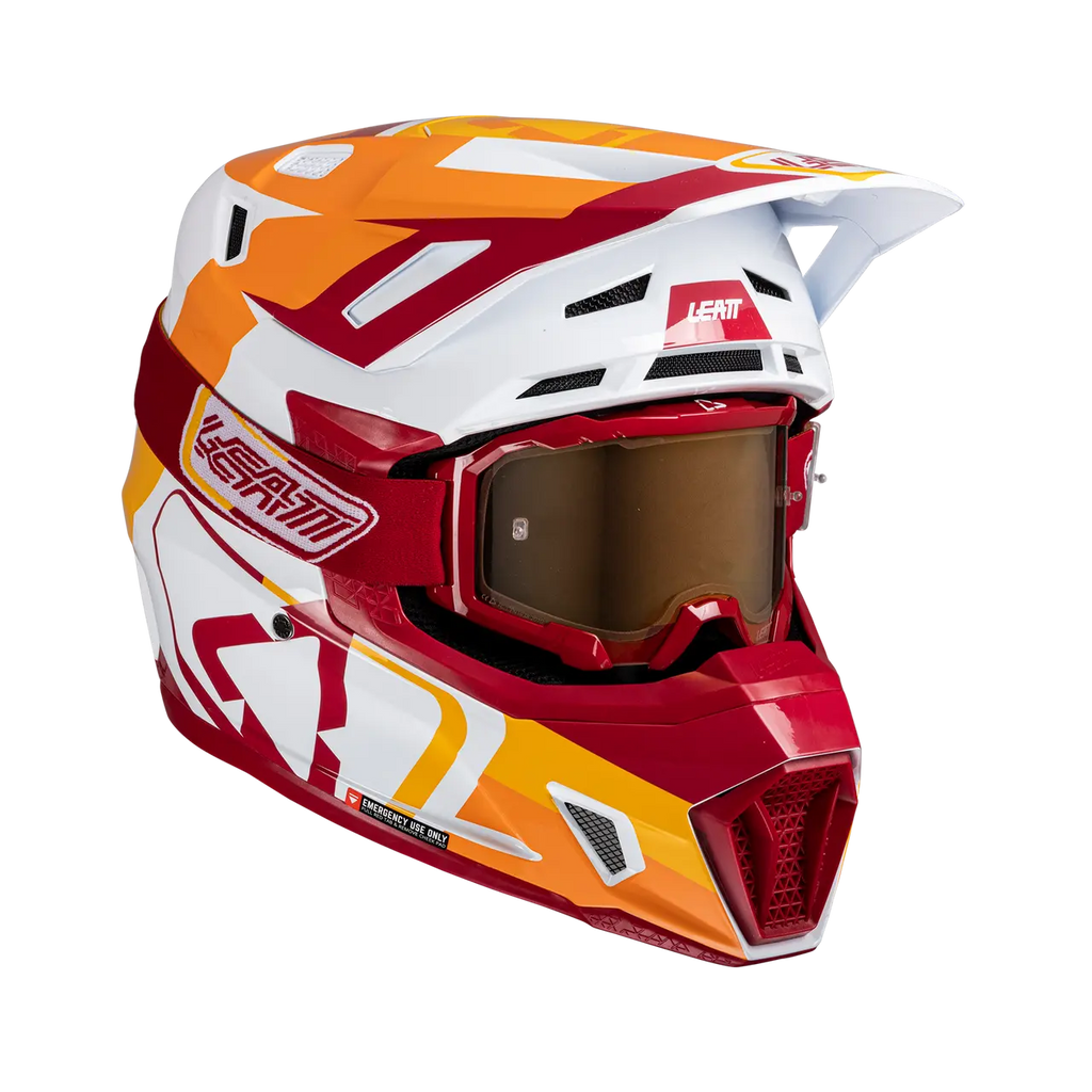 2025 Leatt V25 Ruby Helmet with Goggle – AT Motocross