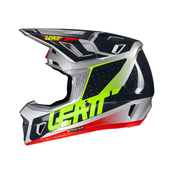 2025 Leatt 7.5 V25 Steel Helmet with 4.5 Goggle – AT Motocross