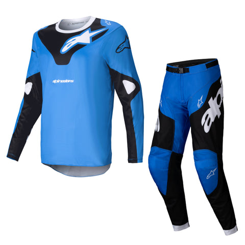 2025 Alpinestars Racer Veil Blue Black White Kit Combo