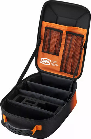 goggle case 100 100% Crush Goggle Case Black Orange – AT Motocross