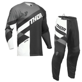Thor Youth Sector Checker Kit Combo Charcoal Black Grey