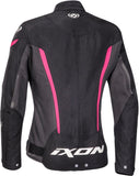 Ixon Striker Lady Motorcycle Jacket Black Anthracite Fushia