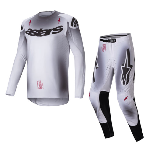 2025 Alpinestars Supertech Maker Silver Black Kit Combo