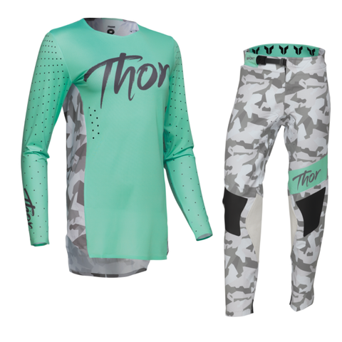 Thor Sport Shadow Teal Womens Kit Combo