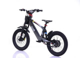 REVVI 18" ELECTRIC KIDS BIKE - BLACK