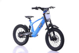 REVVI 18" ELECTRIC KIDS BIKE - BLUE