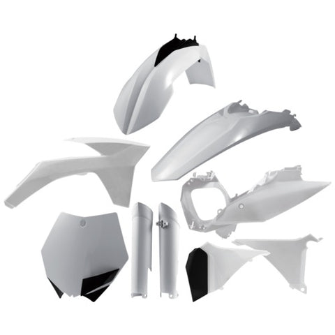 Acerbis KTM Plastic Kit XC XCF - White