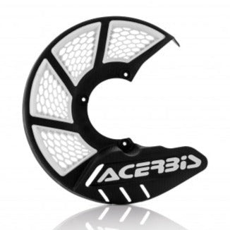 Acerbis X-Brake Vented Front Black White Disc Guard - Cover Only