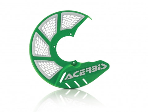 Acerbis X-Brake Vented Front Green Disc Guard - Cover Only