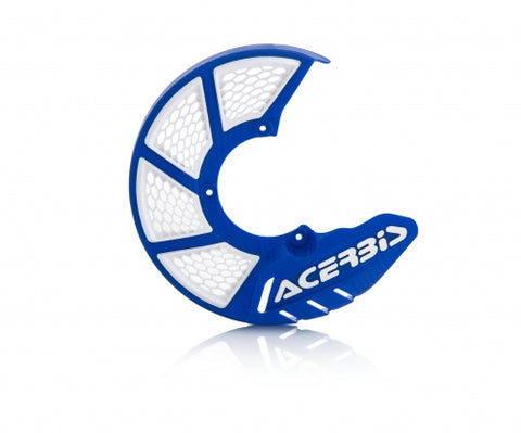 Acerbis X-Brake 245mm Vented Front Blue White Disc Guard - Cover Only