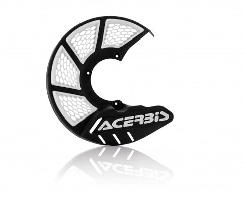 Acerbis X-Brake 245mm Vented Front Black White Disc Guard - Cover Only