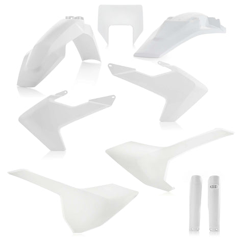 Acerbis Husqvarna Plastic Kit Te Fe - White