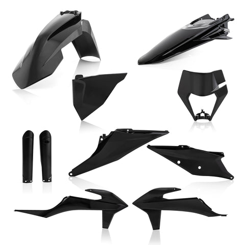 Acerbis KTM Plastic Kit EXC EXCF - Black