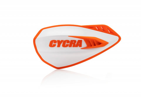 Cycra Cyclone Handguards White Orange