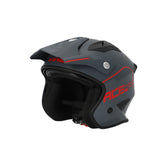Acerbis Jet Aria Trials Helmet Grey Red