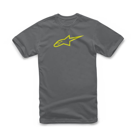 Alpinestar Ageless Classic Casual Tee - Charcoal Yellow