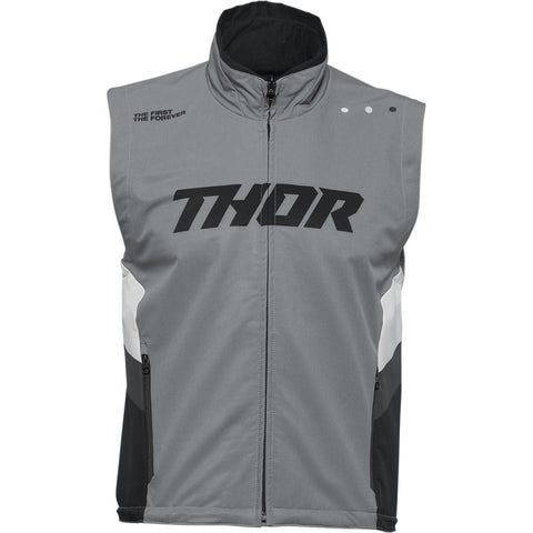Thor Grey Black Warm Up Motocross Race Vest