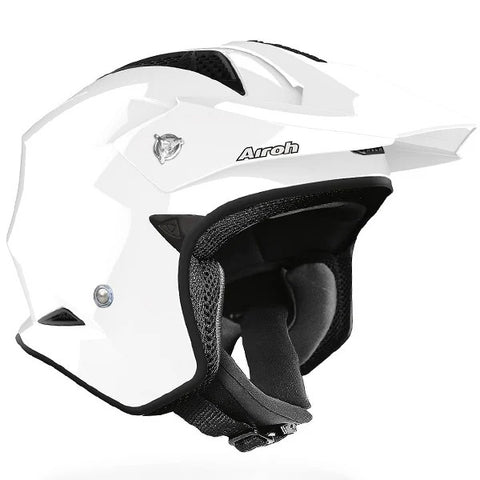 Airoh TRR S Trials Helmet White – AT Motocross - Main Image