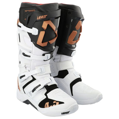 Leatt Moto 4.5 White Black Motocross Boots