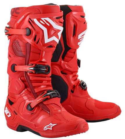 Alpinestars Tech 10 Motocross Boots Red