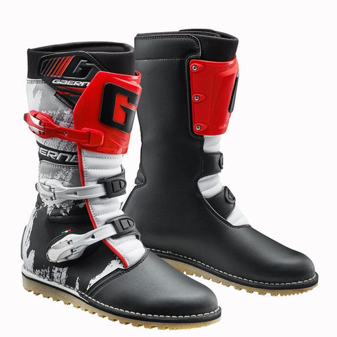 Gaerne Red White Black Trials Balance Boots