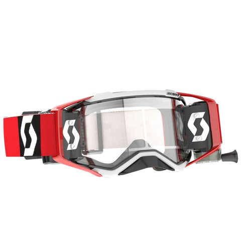 Scott Prospect WFS Roll Off Goggles White Red Clear