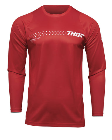 Thor Sector Youth Minimal Red Jersey